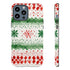 Watercolor Christmas Knitting - Impact Resistant Phone Case iPhone 13 Pro Max Glossy